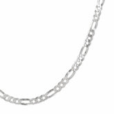 92.5% Sterling Silver Figaro Chain - 6MM